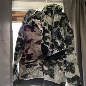Fuzzy Camo pj set